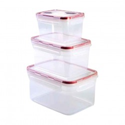 Τάπερ Σετ 3τμχ  700-1400-2500 ml