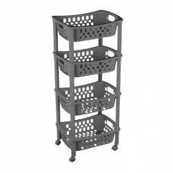 αφιέρα 4Θέσεων Με Ρόδες Γκρι