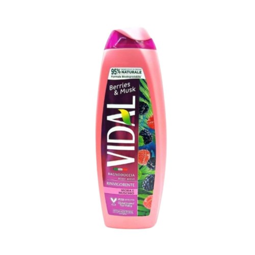 Vidal Αφρόλουτρο Berries & Musk 500ml