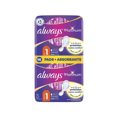 Always Duo Platinum Normal 16τμχ.