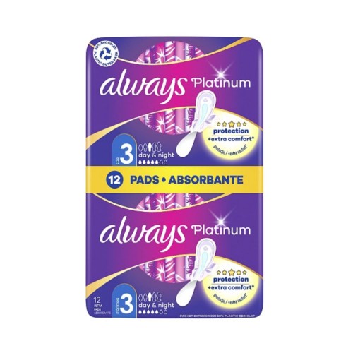 Always Duo Platinum Day&Night 12τμχ