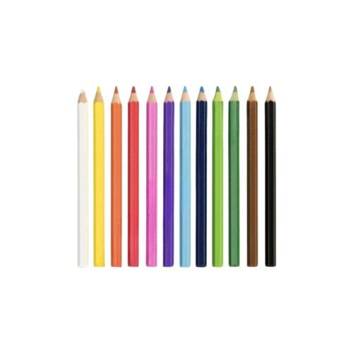 Ξυλομπογιά Mr. Colour 12 Χρώματα Jumbo