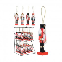 Χριστουγεννιάτικος Κρεμαστός Καρυοθραύστης 10εκ.