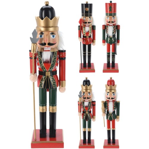 Χριστουγεννιάτικος Καρυοθραύστης Σε 4 Σχέδια 38εκ.