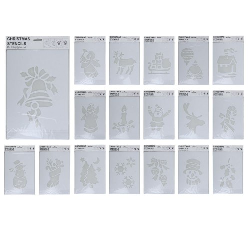 Χριστουγεννιάτικο Stencil Διάφορα Σχέδια