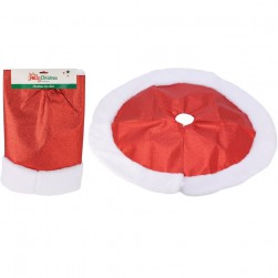 Χριστουγεννιάτικη Ποδιά Δέντρου Κόκκινη 90εκ.