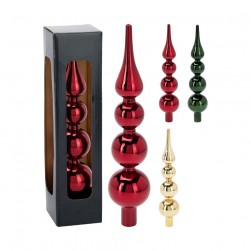 Χριστουγεννιάτικη Κορυφή Δέντρου 3 Χρώμ.28εκ.