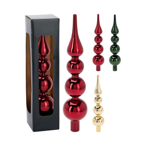 Χριστουγεννιάτικη Κορυφή Δέντρου 3 Χρώμ.28εκ.