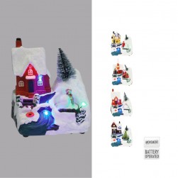 Χριστουγεννιάτικο Φωτιζόμενο Χωριό 13εκ.