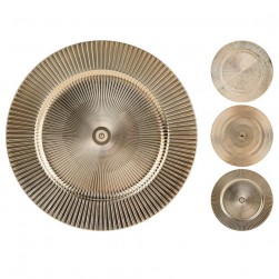 Πιατέλα Χρυσή 3Σχ. 33cm