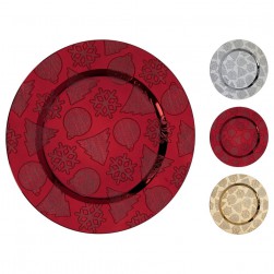 Χριστουγεννιάτικη Πιατέλα 3Χρ. 33εκ.