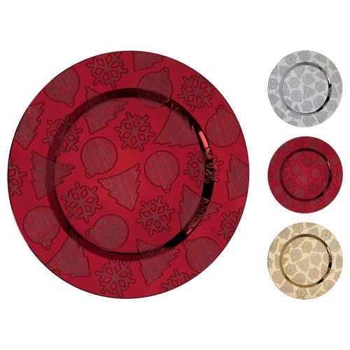 Χριστουγεννιάτικη Πιατέλα 3Χρ. 33εκ.