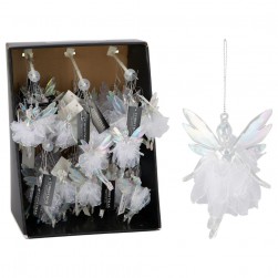 Χριστουγεννιάτικο Κρεμαστό Αγγελάκι 12εκ.