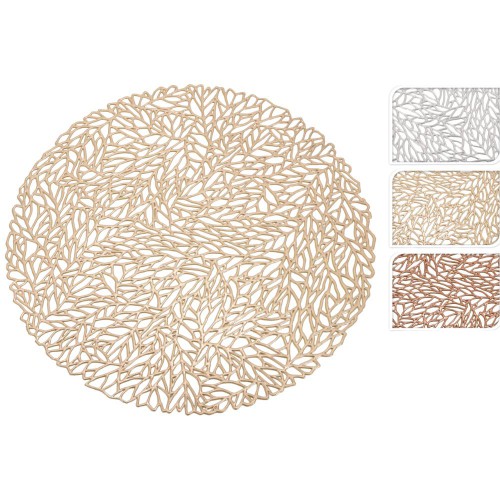 Σουπλά Στρογγυλό Σε 3 Χρώματα 38εκ.