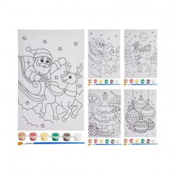 Χριστουγεννιάτικο Σετ Ζωγραφικής Σχέδια