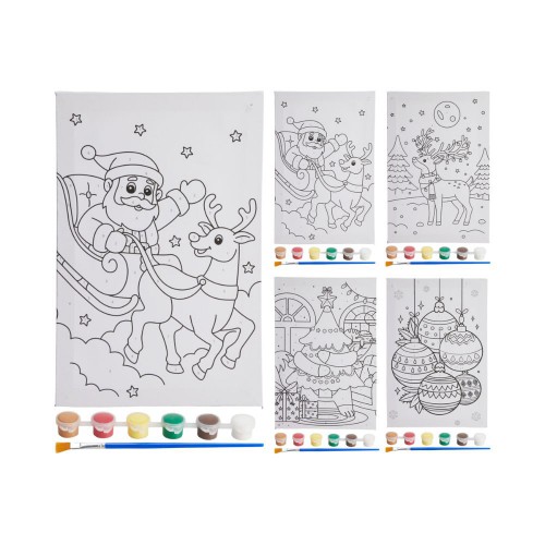Χριστουγεννιάτικο Σετ Ζωγραφικής Σχέδια
