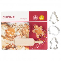 Χριστουγεννιάτικο Σετ Ψησίματος 4τμχ