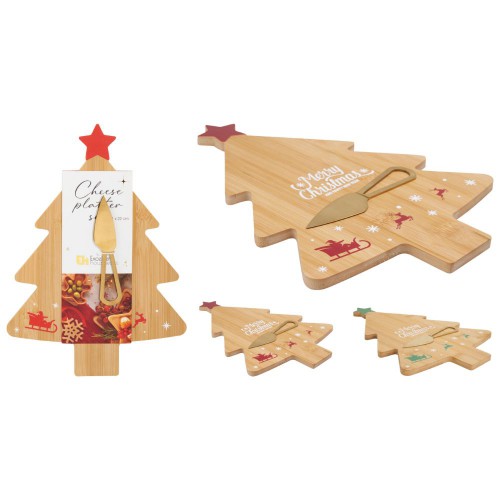 Χριστουγεννιάτικος Δίσκος Κοπής 2τμχ.