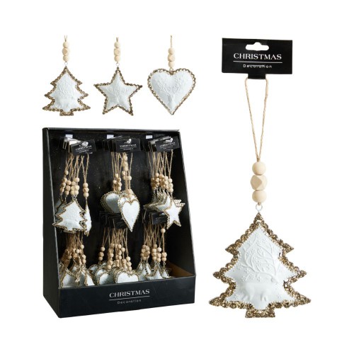 Χριστουγεννιάτικο Κρεμαστό Μεταλλικό Χρυσό...