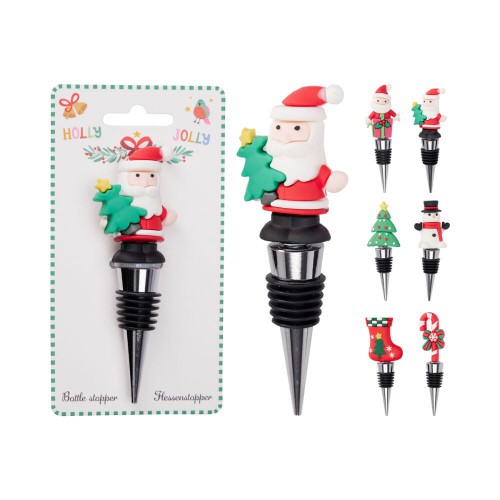 Χριστουγεννιάτικο Πώμα Μπουκαλιού Σε Σχέδια