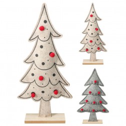 Χριστουγεννιάτικο Δέντρο Διακοσμητικό Σε 2 Χρώματα 42εκ.