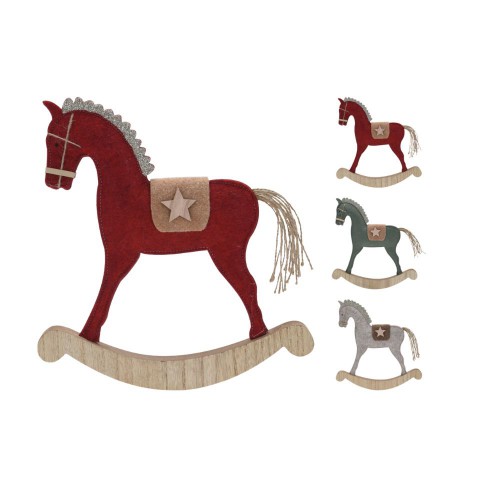 Χριστουγεννιάτικο Διακοσμητικό Άλογο Σε Βάση...