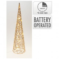 Φωτιζόμενος Κώνος Σαμπανιζέ 60cm