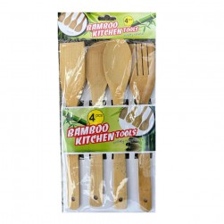 Κουτάλες Βamboo Σετ/4τμχ