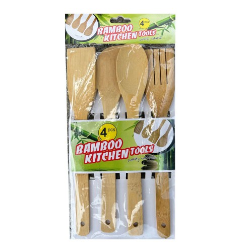 Κουτάλες Βamboo Σετ/4τμχ