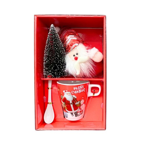 Χριστουγεννιάτικη Κούπα Σε Κουτί Με Άγιο Βασίλη...