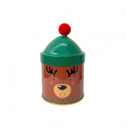 Χριστουγεννιάτικο Κουτί Μεταλλικό Roudolf