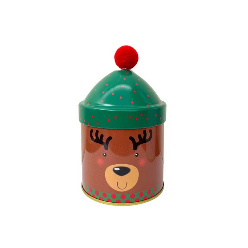 Χριστουγεννιάτικο Κουτί Μεταλλικό Roudolf