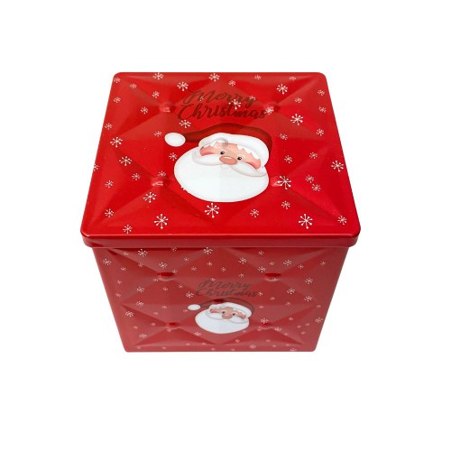 Χριστουγεννιάτικο Μεταλλικό Κουτί Άγιος Βασίλης