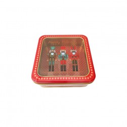 Χριστουγεννιάτικο Μεταλλικό Κουτί Καρυοθραύστες