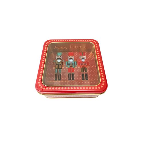 Χριστουγεννιάτικο Μεταλλικό Κουτί Καρυοθραύστες