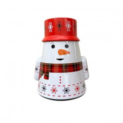 Χριστουγεννιάτικο Μεταλλικό Κουτί Χιονάνθρωπος