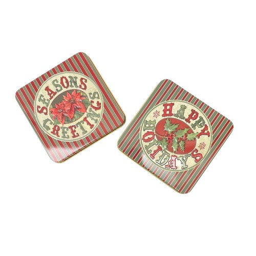 Χριστουγεννιάτικο Μεταλλικό Κουτί Season Greetings