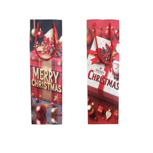 Τσάντα Δώρου Για Μπουκάλι 10X11X36cm