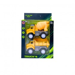Παιχνίδι Οχήματα Εργοταξίου Σετ 2τμχ