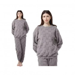 Πυτζάμα Γυναικεία Γκρί Νο Μ-L-XL