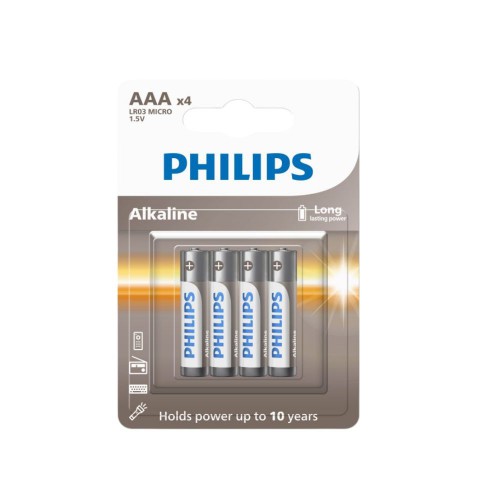 Philips Eco Alkaline AAA 4τμχ.