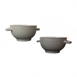 Μπωλ Με Κάθετες Γραμμές 14X8cm