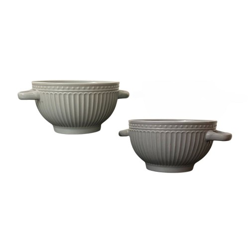 Μπωλ Με Κάθετες Γραμμές 14X8cm