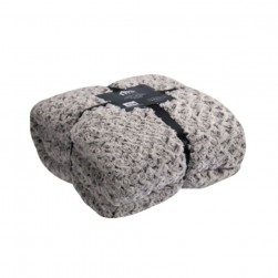 Κουβέρτα Γούνα Προβατάκι Γκρι 160Χ220εκ.