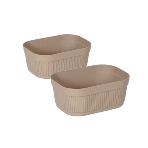 Καλάθι Τακτοποίησης Ορθογώνιο Μπεζ