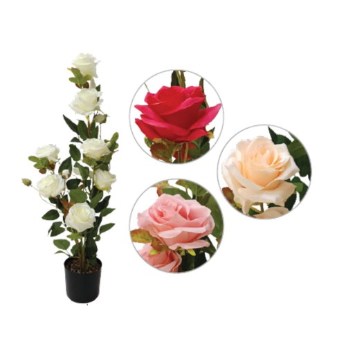 Γλαστράκι Με Λουλούδια 75εκ.4χρώμ.