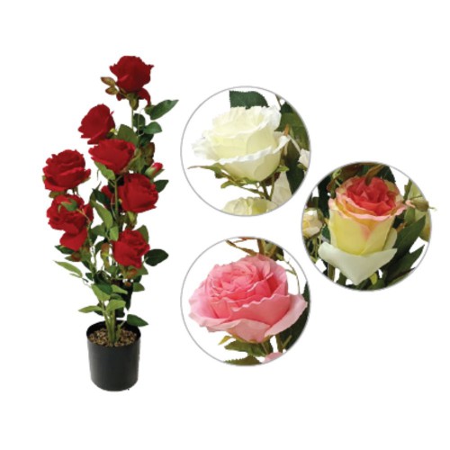 Γλαστράκι Με Λουλούδια 72εκ.4χρώμ.