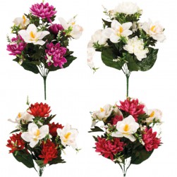 Μπουκέτο Από Χρυσάνθεμα Και Ορχιδέα