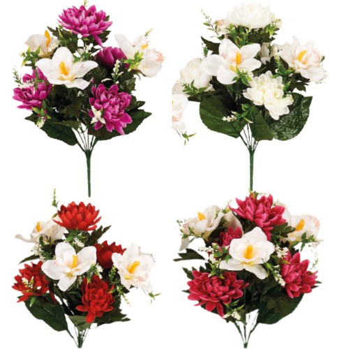 Μπουκέτο Από Χρυσάνθεμα Και Ορχιδέα