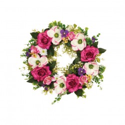 Στεφάνι Μανώλια-Τριαντάφυλλο